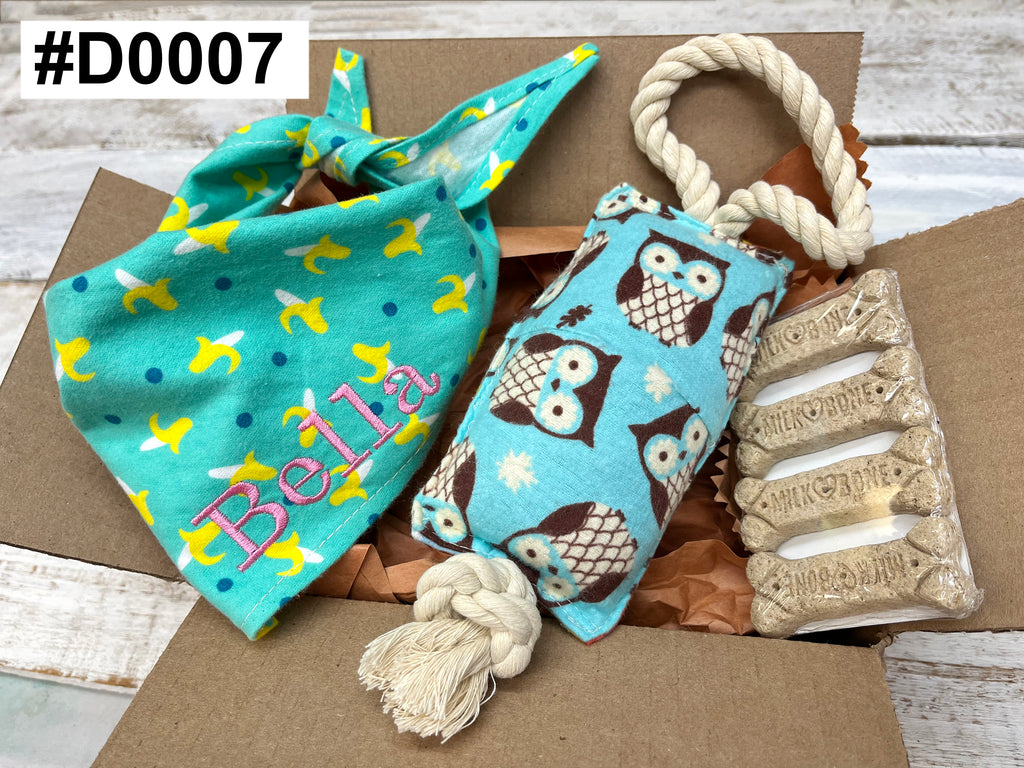 Personalized dog gift box