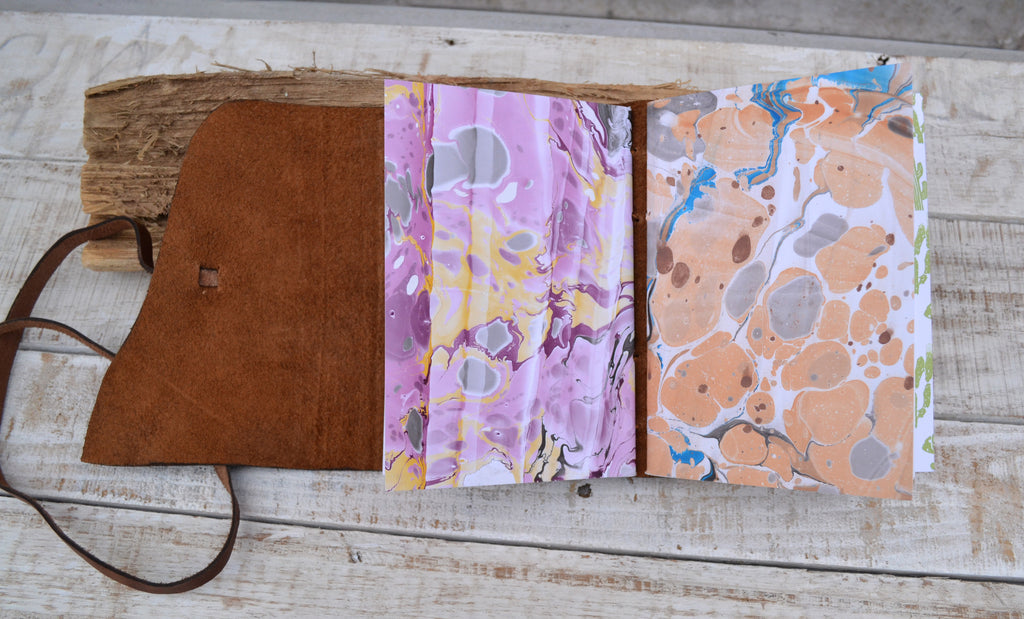 5.5x8 Leather Journal - OakPo Paper Co.