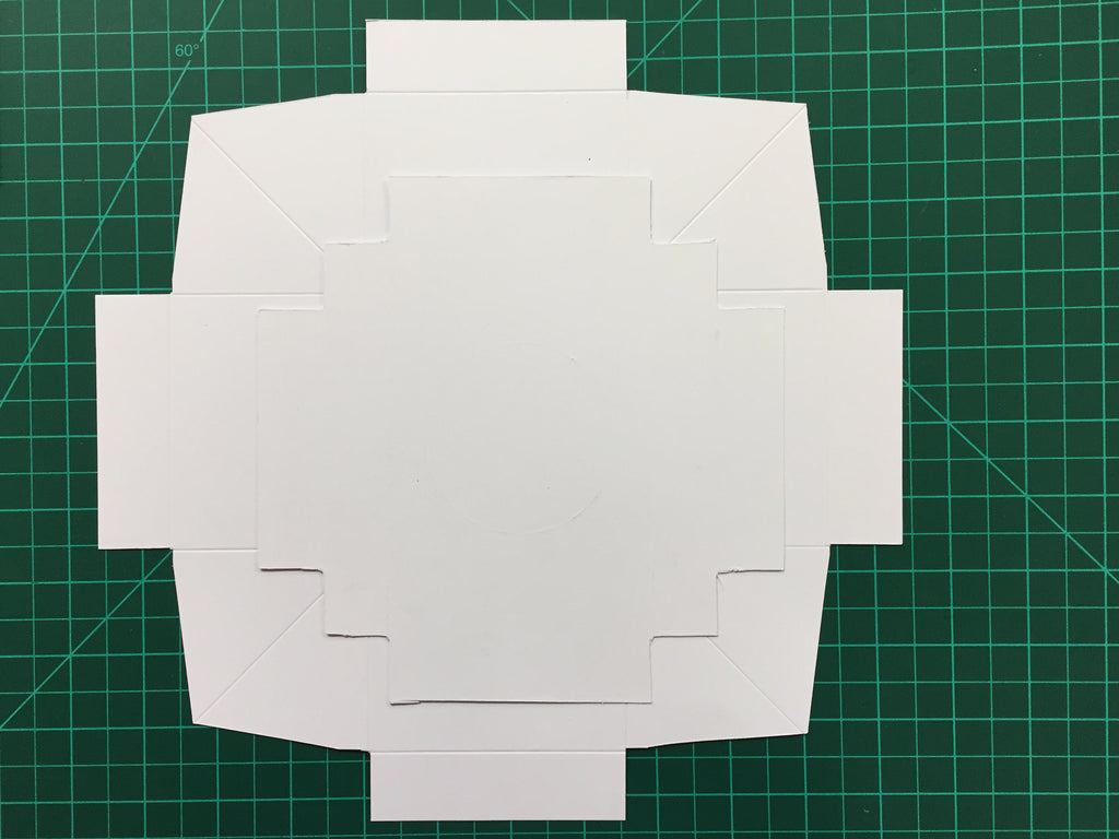 10 White Gift Box -- 3.45''X3.45''X2.75'' - OakPo Paper Co.