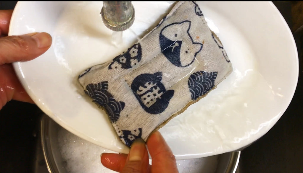 Zero Waste Sponge, Unsponge, Heavy Duty Sponge, Reusable Kitchen Sponge - OakPo Paper Co.