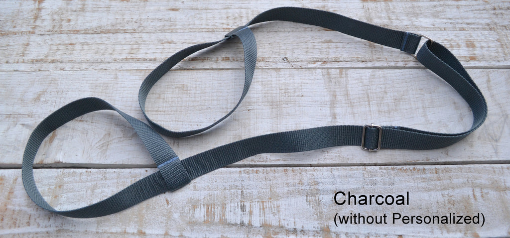 Adjustable Yoga Mat Carrier, Yoga mat strap with adjustable silver or plastic buckle