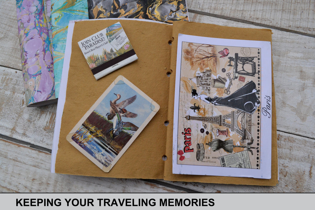 5x7 Leather Journal, Hand-Marbled cover notebooks, Black Distressed Leather Notebook. Pocket Leather Journal, Personalized - OakPo Paper Co.