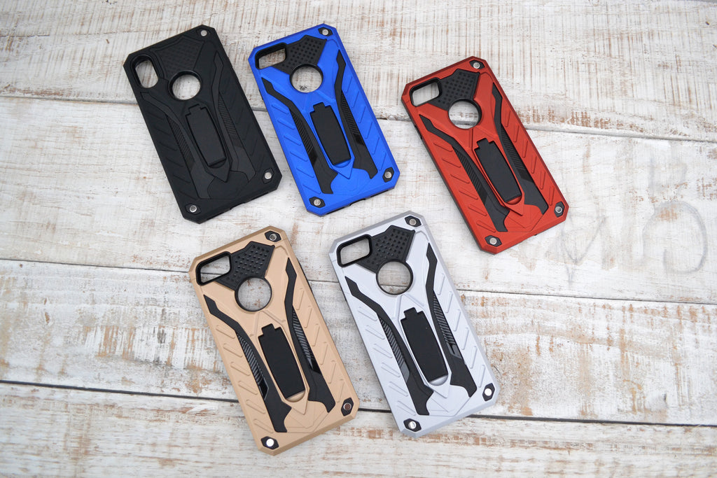 iphone X / iphone 8/ iphone 7 Silicon Case, Shockproof Drop Protection, Kickstand Case - OakPo Paper Co.