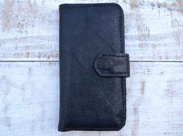 iPhone X / XS case, Leather phone case - OakPo Paper Co.