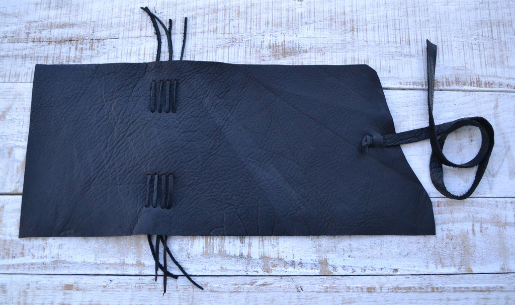 5.5x7.75 leather journal, 4 hand-marbled cover inserts. Refillable journal, Personalized notebook - OakPo Paper Co.