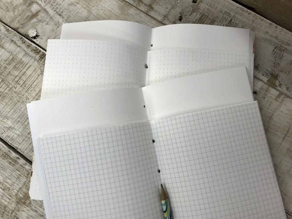 5.5x8 Recycled Handmade Dark Brown Leather Journal - OakPo Paper Co.