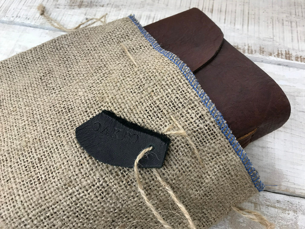 5.5x8 Leather Journal - OakPo Paper Co.