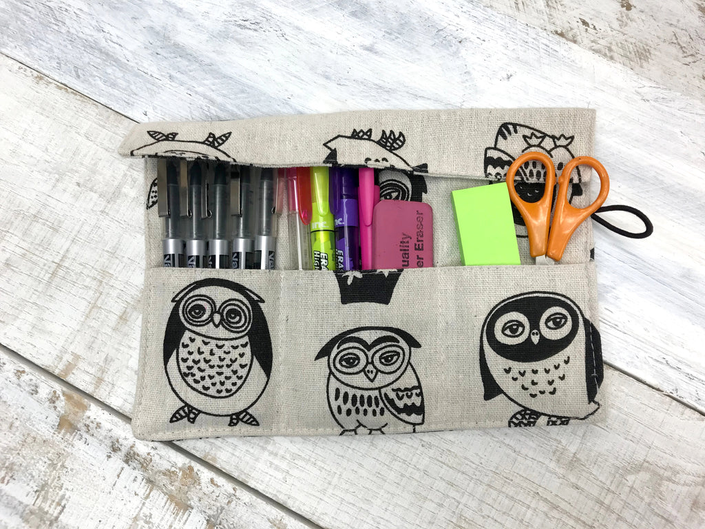 Pencil/ Crayon Roll, Pen Wrap