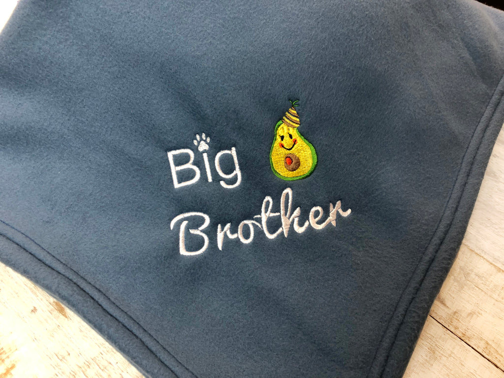 Personalized dog blanket