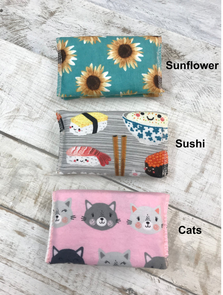 6 Washable Tissues + Pocket Holder--Pocket kit