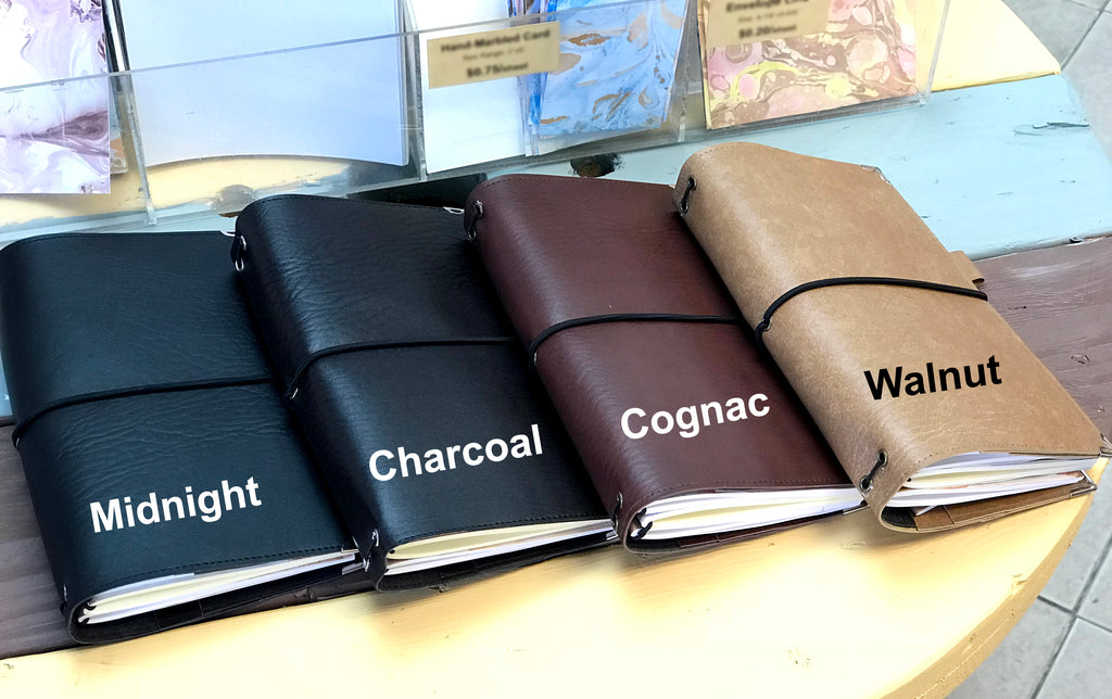 5''x8.5'' fauxdori notebook - OakPo Paper Co.