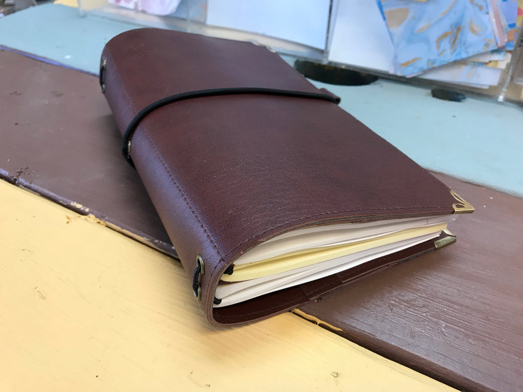 5''x8.5'' fauxdori notebook - OakPo Paper Co.