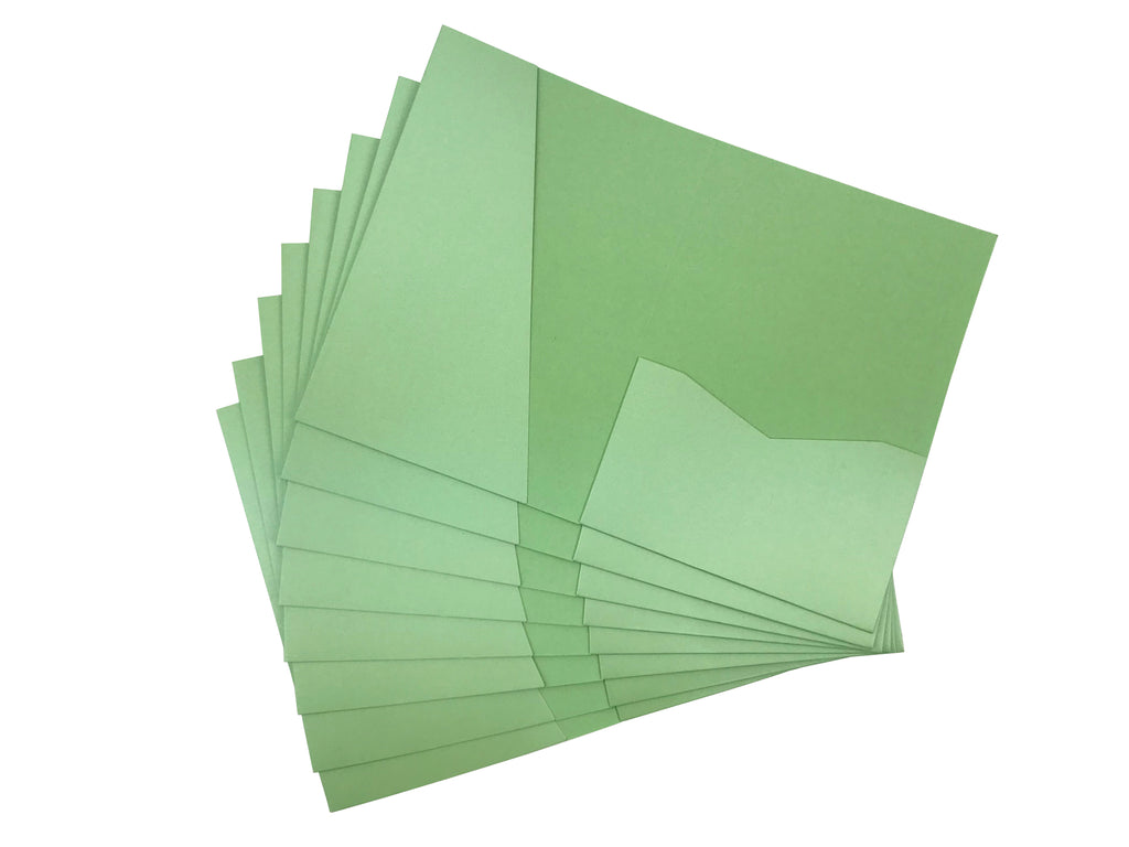 Tart Apple -- Acutie Trifold Pocket Invitations Cards (5 1/8'' × 7 1/4'') - OakPo Paper Co.