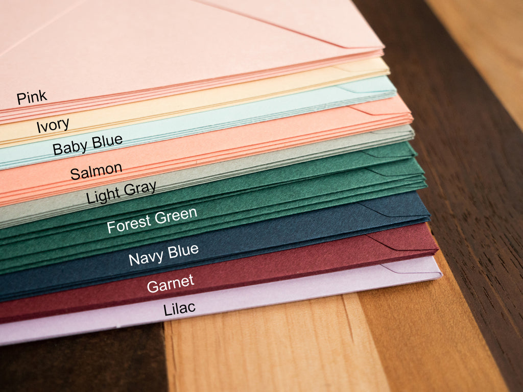10 pcs  5.5''x 7.5'' Envelopes - OakPo Paper Co.
