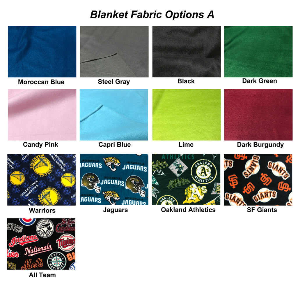 Personalized dog blanket