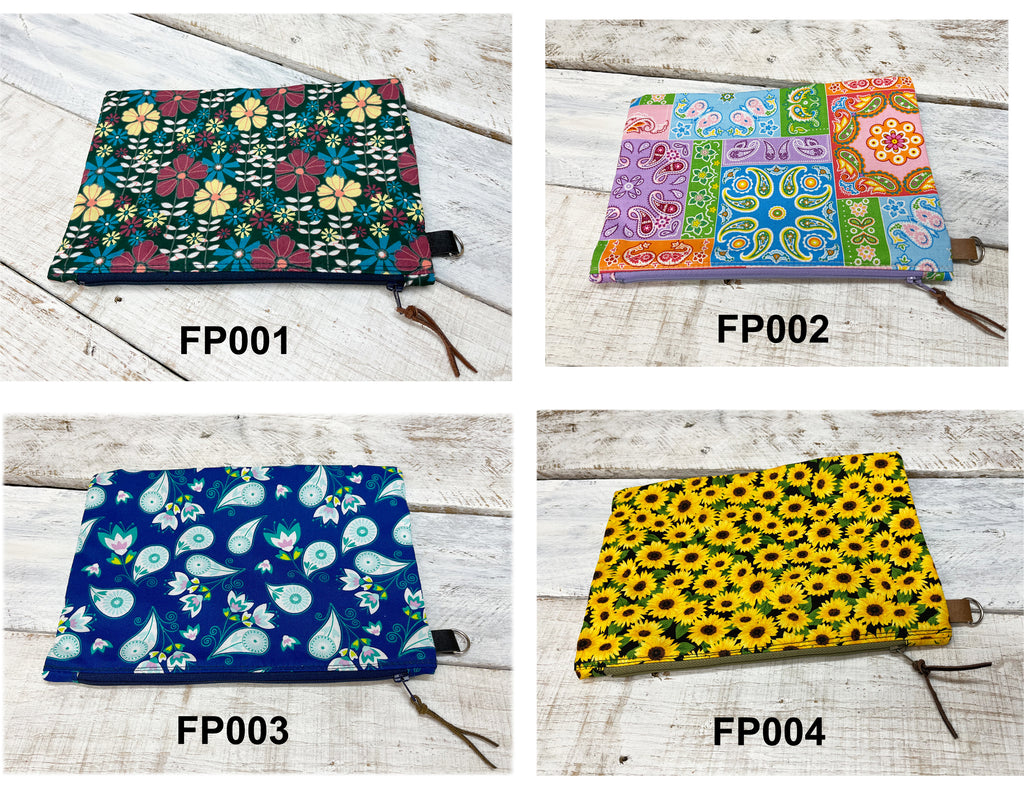 Blue Fair Trade Upcyced Large Coin Purse, Wallet, or Cosmetic Bag -  Education And More