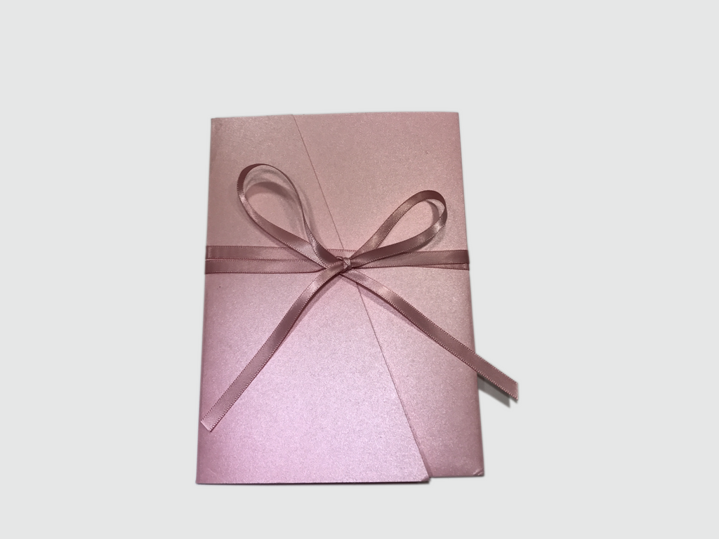 Rose Flower Wedding Invitation Card # C (05) - OakPo Paper Co.