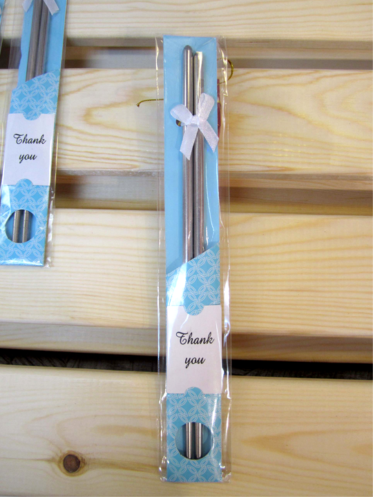 Chopsticks Stainless Steel Tableware Wedding Gifts - OakPo Paper Co.