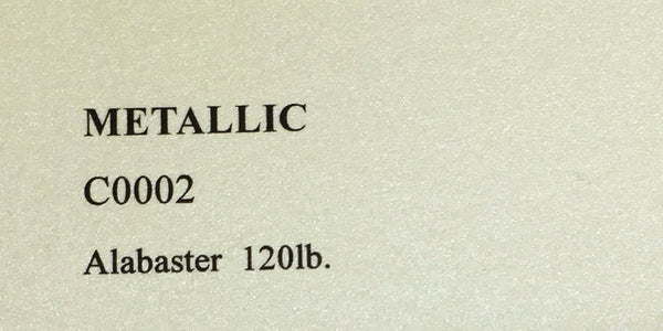 Alabaster Metallic Cardstock (25 Sheets), 8 ½ x 11 inch Stardream Meta ...