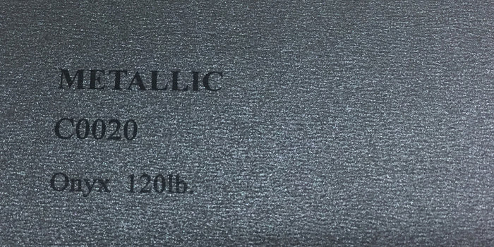 Onyx Metallic Cardstock (25 Sheets), 8 ½ x 11 inch Stardream Metallic 120lb Cover - C0020 - OakPo Paper Co.