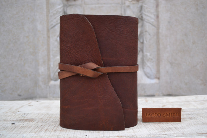 5.5x8 Leather Journal - OakPo Paper Co.