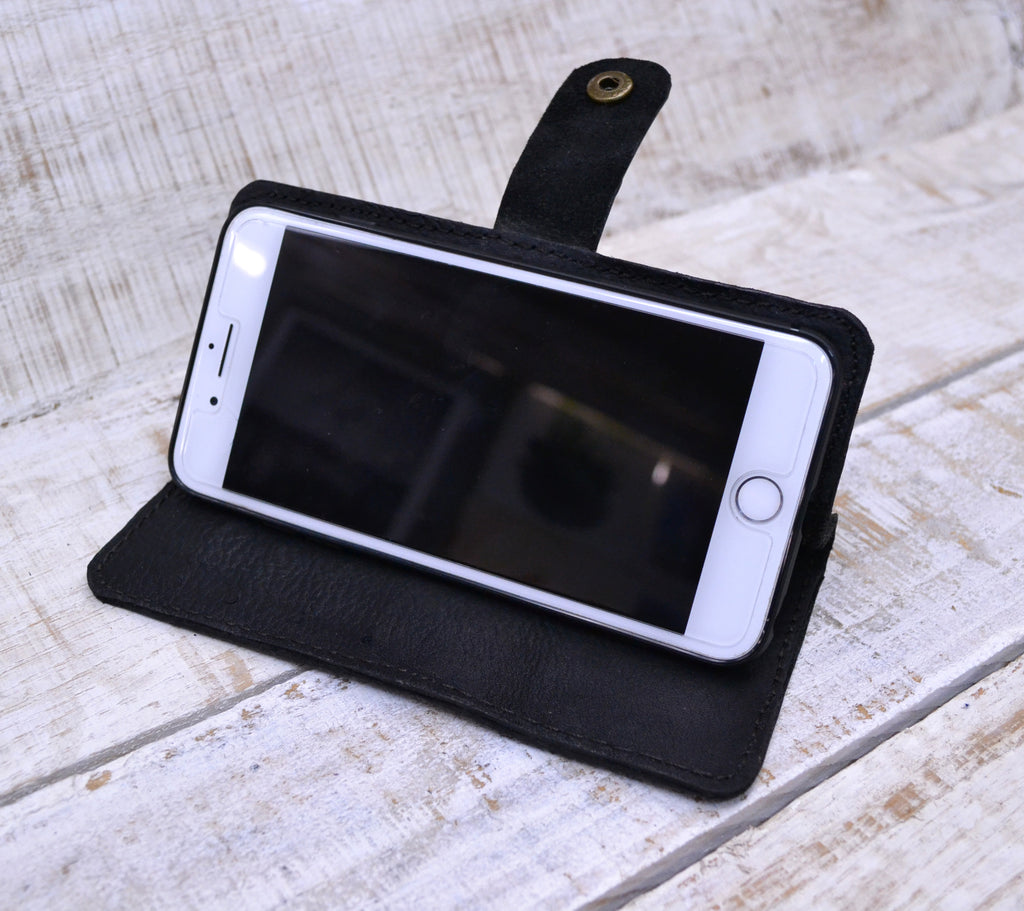 iPhone 6 Plus/6s Plus Case, Leather iPhone Wallet - OakPo Paper Co.