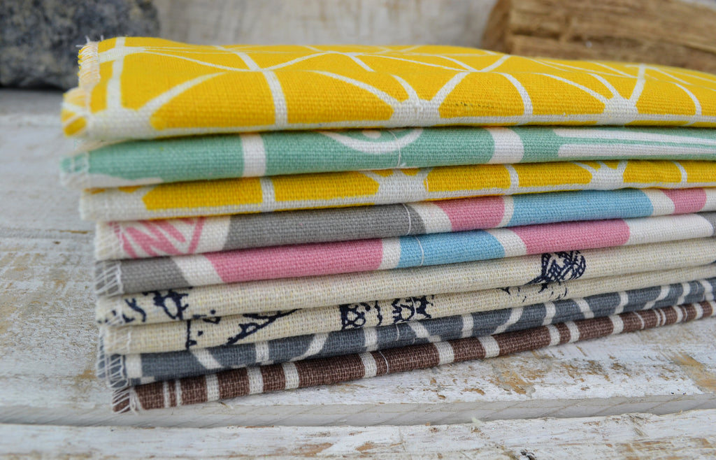 Linen Cotton Unpaper Towels, 2 layers Reusable Towels, Choose Your Prints. - OakPo Paper Co.