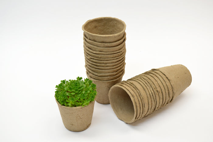 Nursery Pots, Seed Starter Pots, Seedling Nursery Pots Cup, Zero Waste, Biodegradable Garden Supplies - OakPo Paper Co.