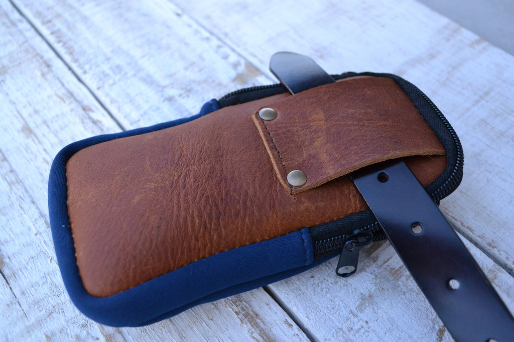 Belt Phone holder, Phone Pouch for Belt - OakPo Paper Co.