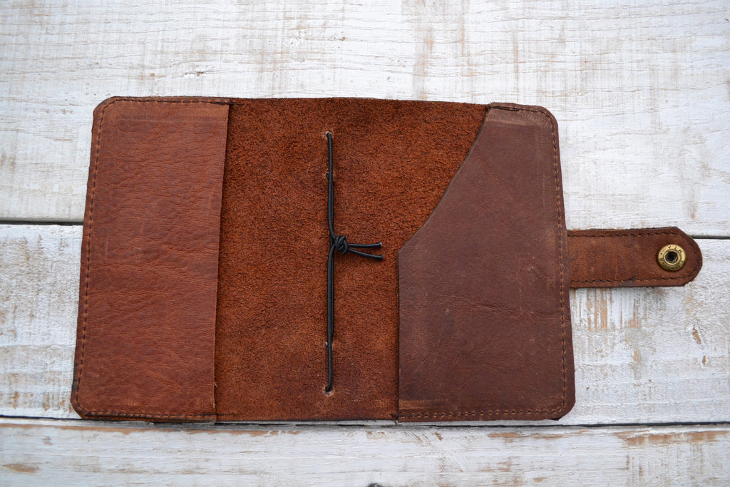 Leather passport cover - OakPo Paper Co.