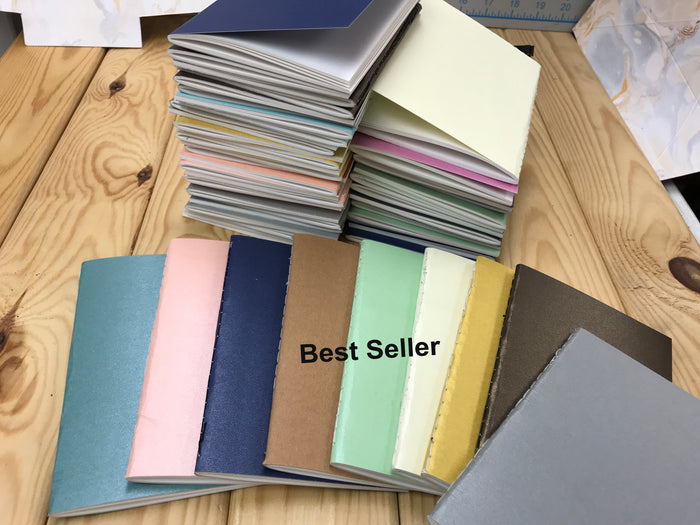 Variety color cover, 3.5''x5'' Handmade Notebooks - OakPo Paper Co.