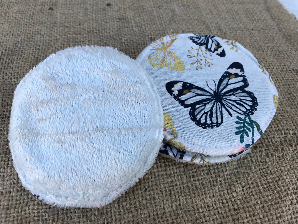 Reusable Makeup Pads, Zero Waste Makeup Cotton Rounds, Eco Friendly Face Rounds with Wash Bag - OakPo Paper Co.