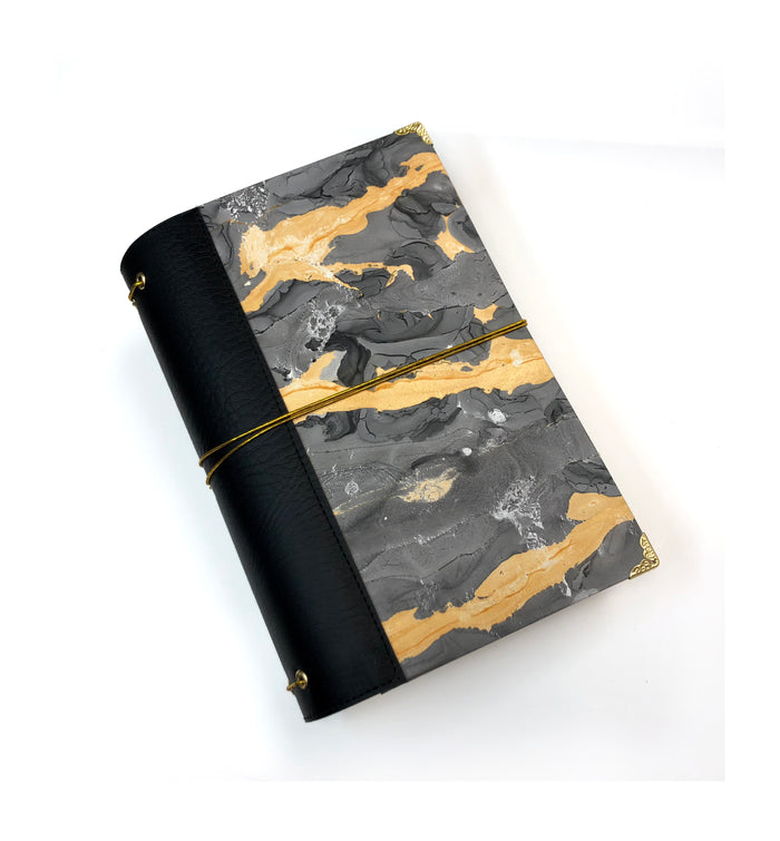 Hand-Marbled Traveler's Notebook - OakPo Paper Co.