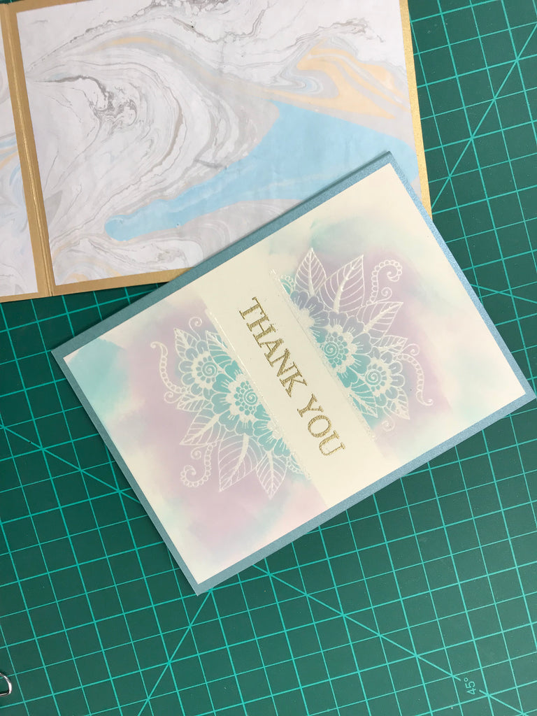 DIY THANK YOU CARD - OakPo Paper Co.