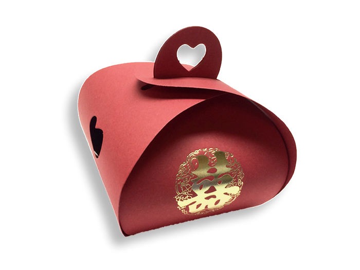 Gbox(08) Hollow Heart - OakPo Paper Co.