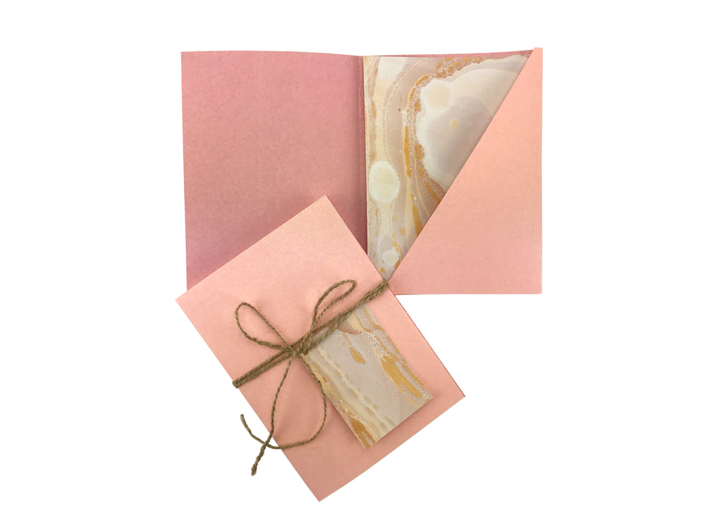 Seashell Pink Midi Card Kit - OakPo Paper Co.