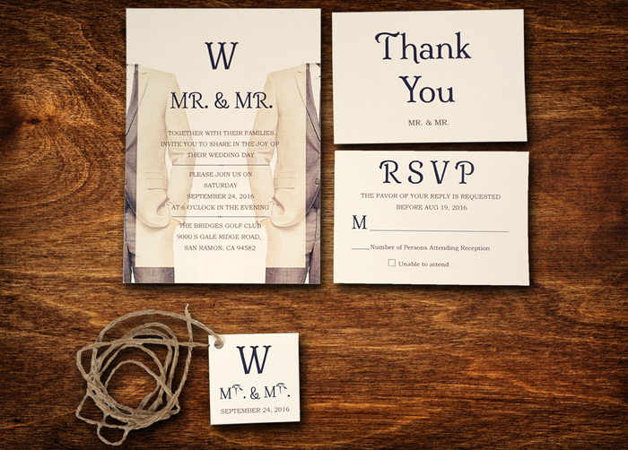 F3-Two Suits Wedding - OakPo Paper Co.