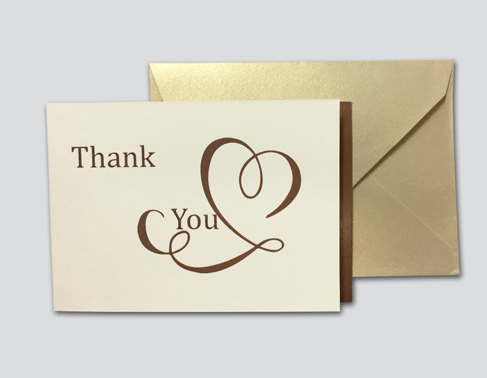 Thank You Cards # D - OakPo Paper Co.