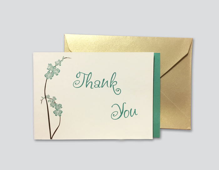 Thank You Cards # B - OakPo Paper Co.