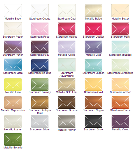 Outer Envelope - Metallic - OakPo Paper Co.